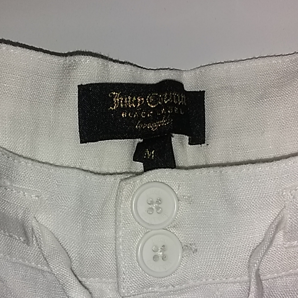 Juicy Couture Linen Crop Pant Size M NWT - Picture 4 of 8